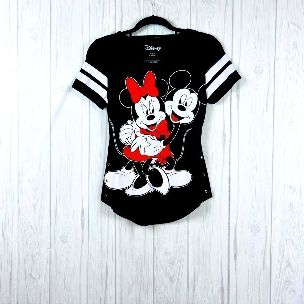 Disney Shirt Black Red White